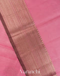 Pink Pure Chanderi Silk Cotton Handloom Saree