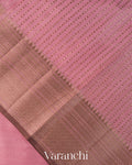 Baby Pink Pure Chanderi Silk Cotton Handloom Saree