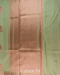 Pastel Green Pure Chanderi Silk Cotton Handloom Saree