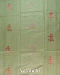 Pastel Green Pure Chanderi Silk Cotton Handloom Saree