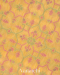 Butter Yellow Jamdani Pure Kora Silk Cotton Saree