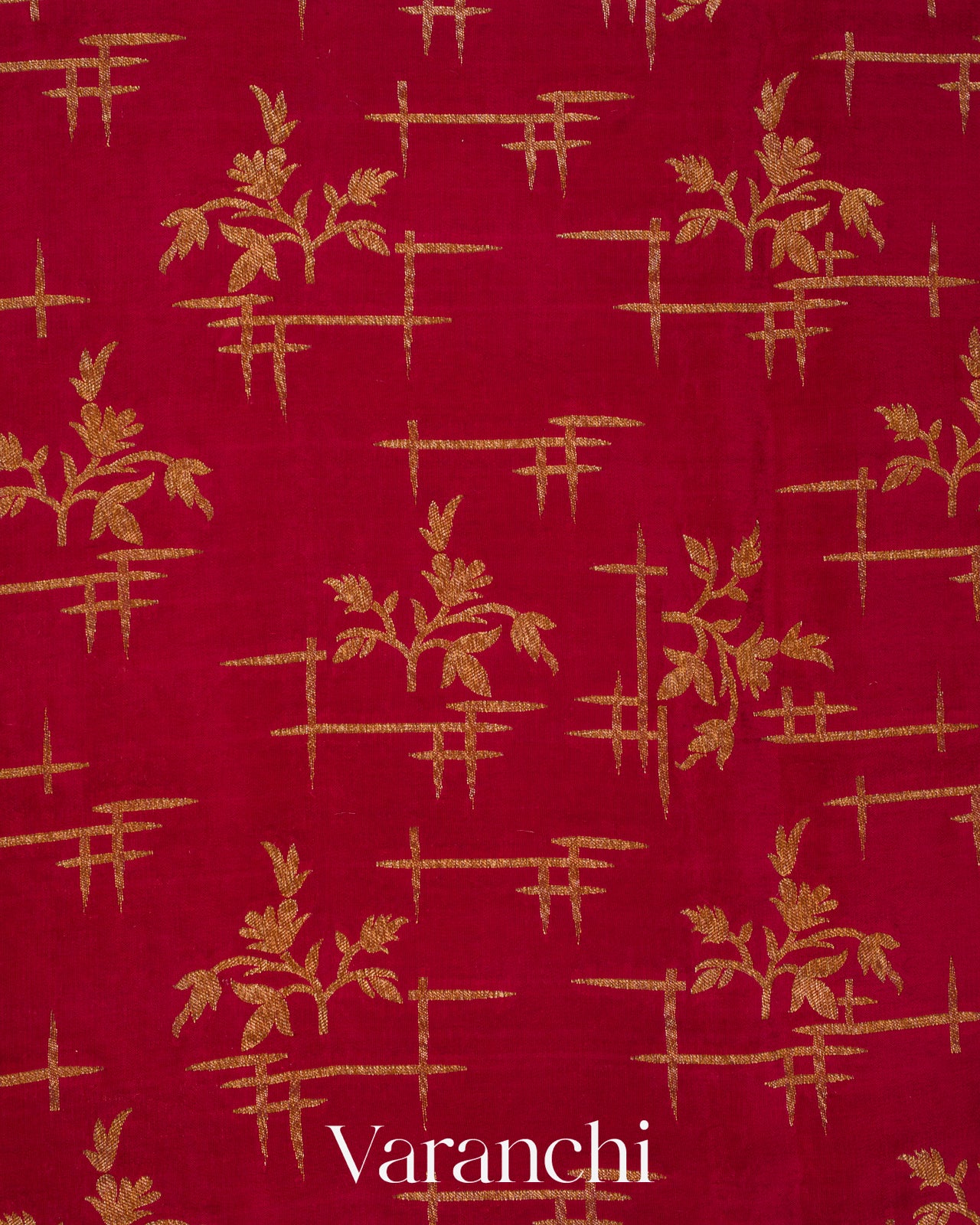 Maroon Borderless Pure Crepe Silk Handloom Saree
