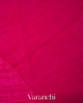 Rani Pink Floral Jamdani Pure Matka Silk Handloom Saree