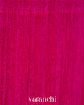 Rani Pink Floral Jamdani Pure Matka Silk Handloom Saree