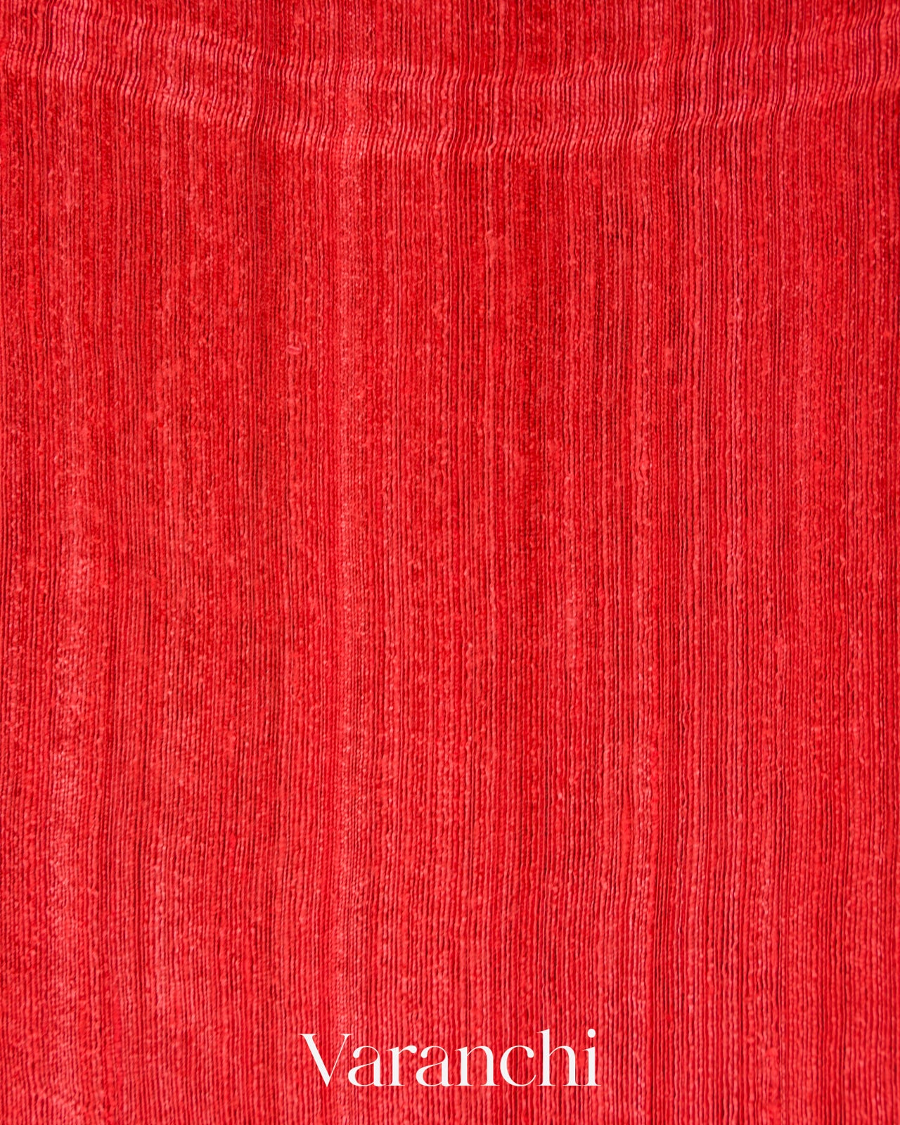 Tulip Red Floral Jamdani Pure Matka Silk Handloom Saree