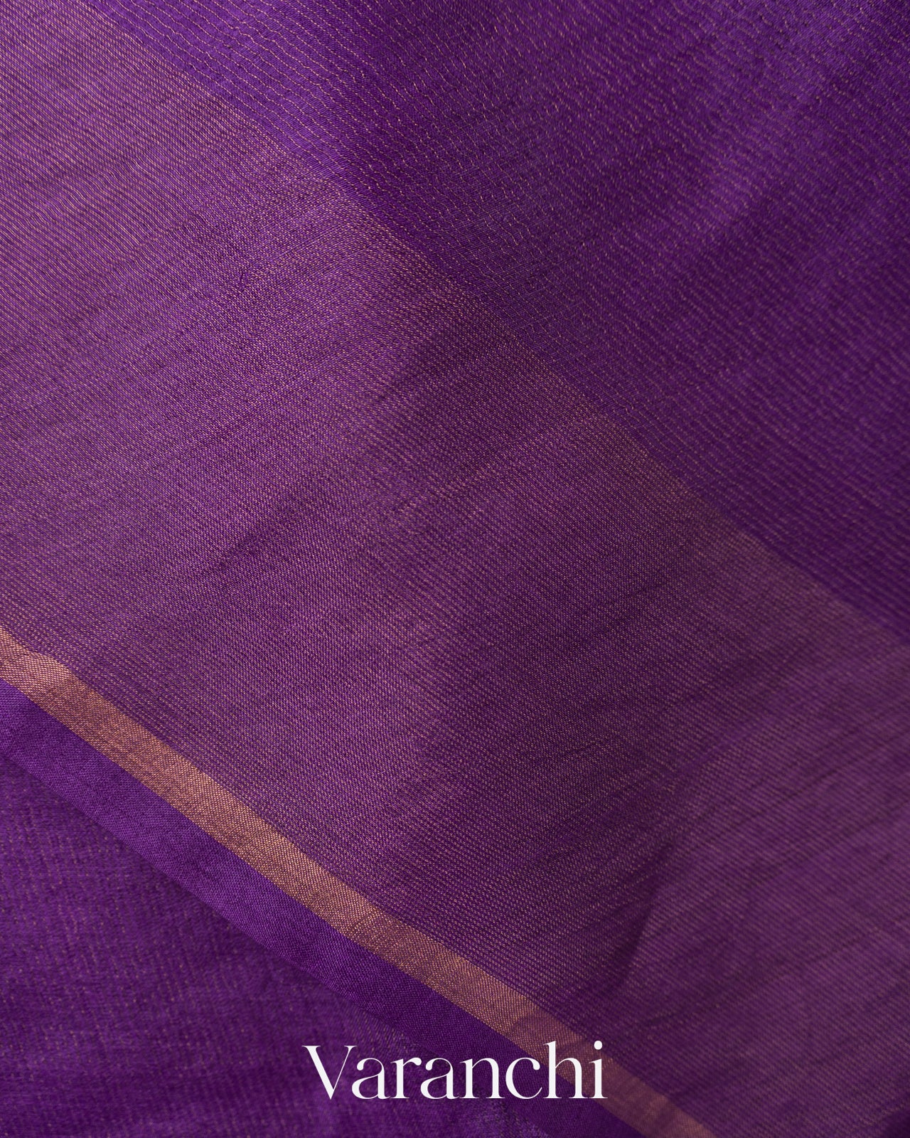 Purple Jamdani Pure Tussar Tissue Silk Handloom Saree