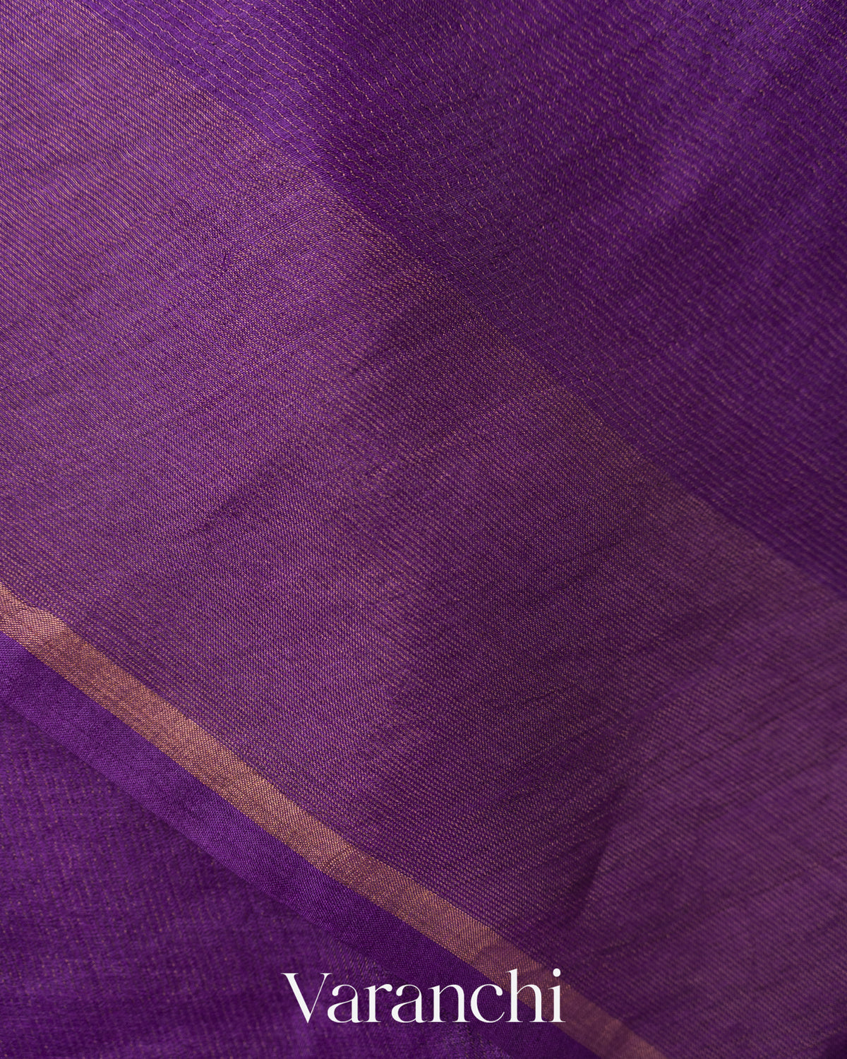 Purple Jamdani Pure Tussar Tissue Silk Handloom Saree