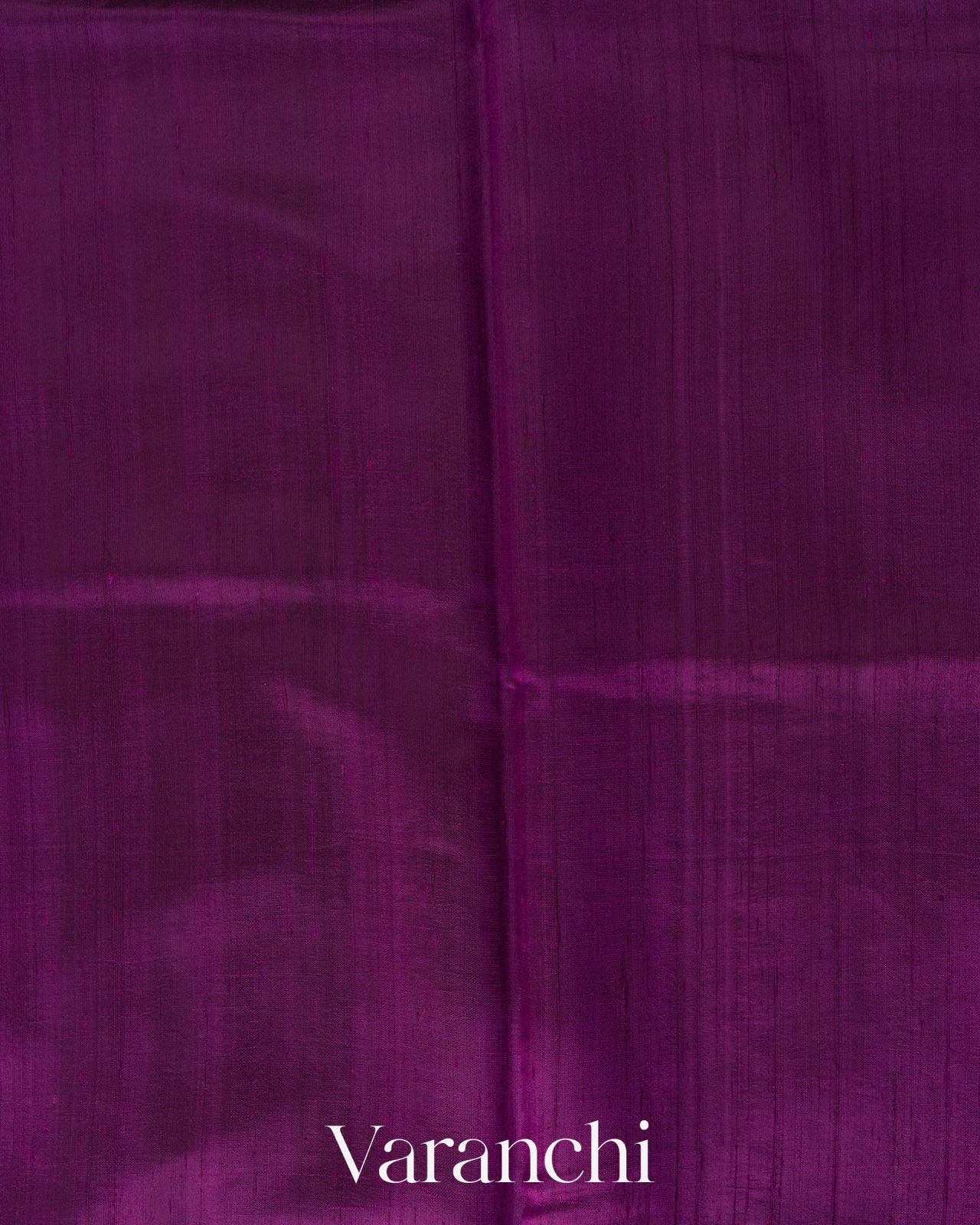 Purple Hand Brushed Pure Raw Silk Handloom Saree