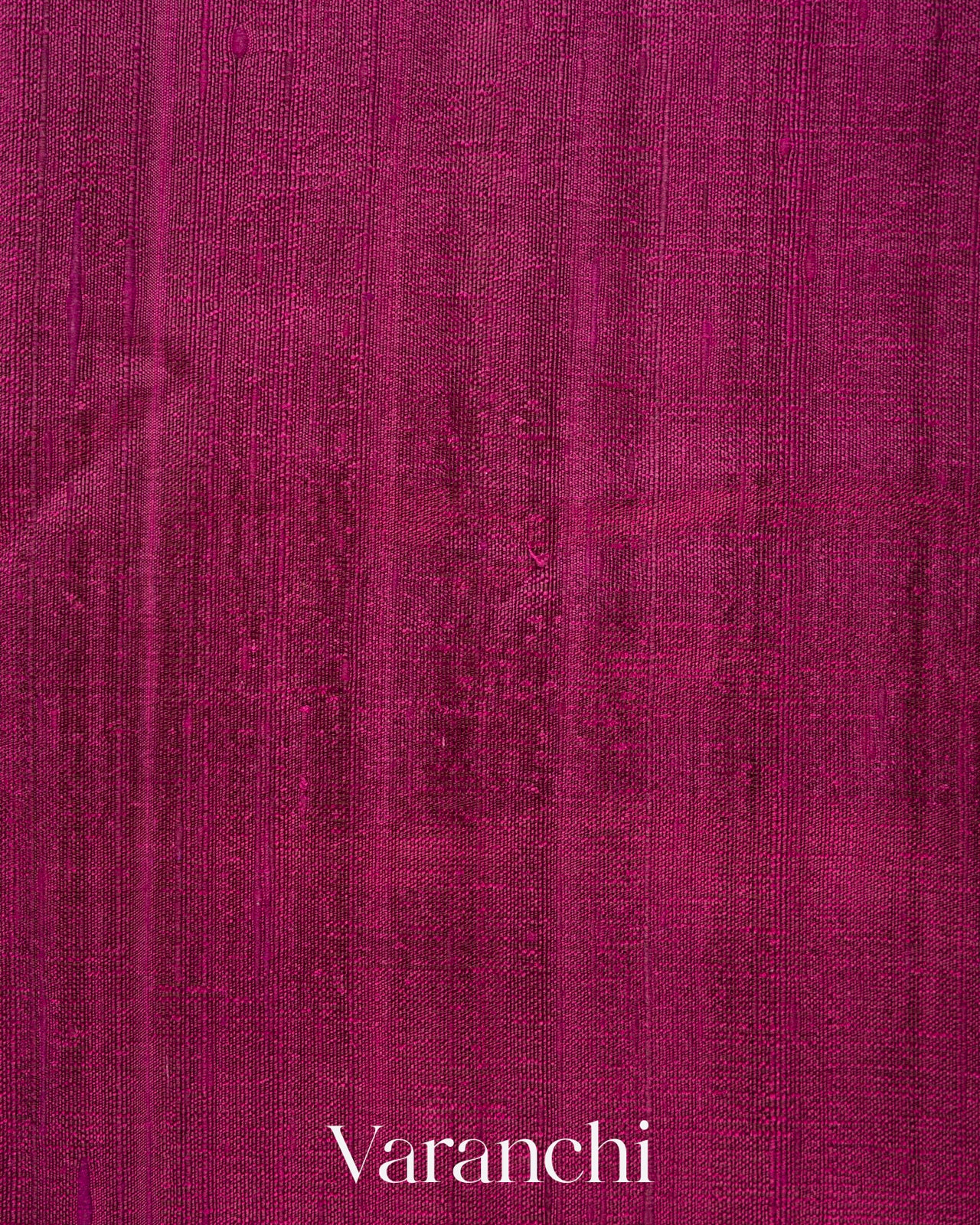 Deep Wine Pure Raw Silk Handloom Saree