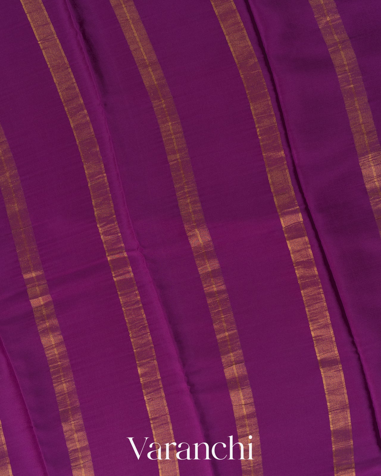 Baby Pink Striped Pure Mysore Crepe Silk Saree