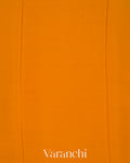Mustard Orange Pure Mysore Crepe Silk Saree