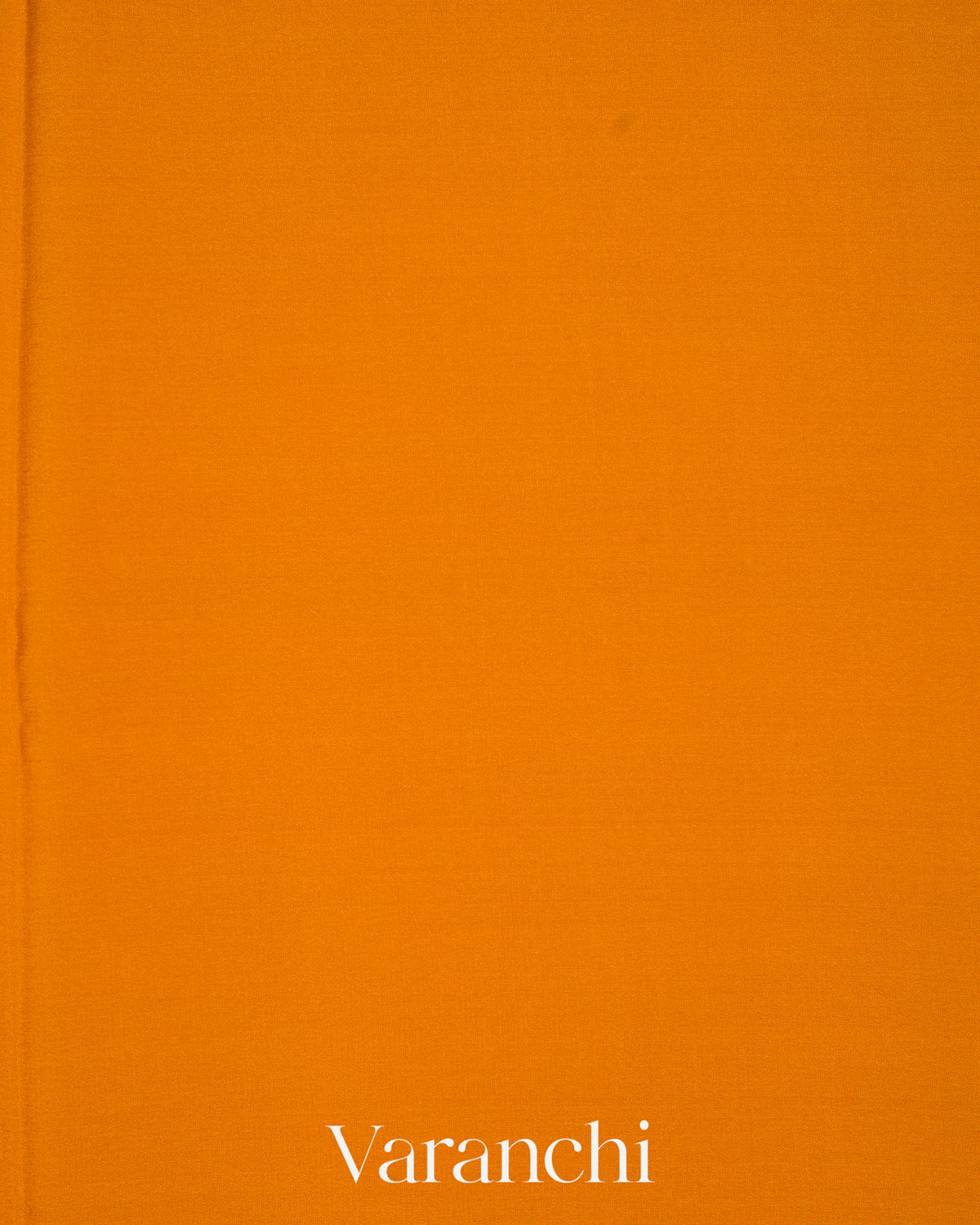 Mustard Orange Pure Mysore Crepe Silk Saree