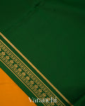 Turmeric Yellow Pure Mysore Crepe Silk Saree