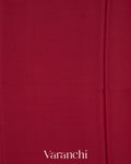 Wine Red Pure Mysore Crepe Silk Saree