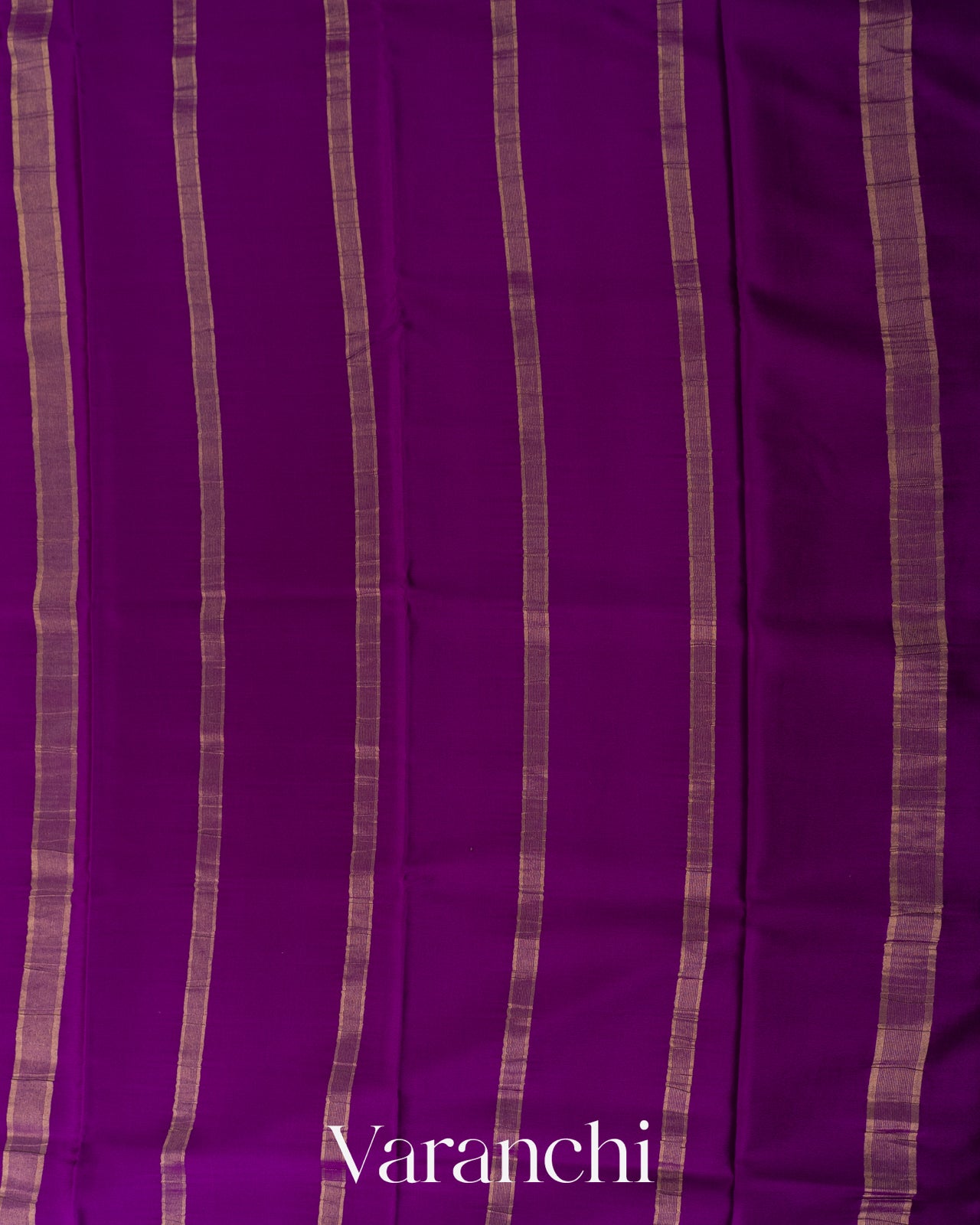 Royal Purple Pure Mysore Crepe Silk Saree