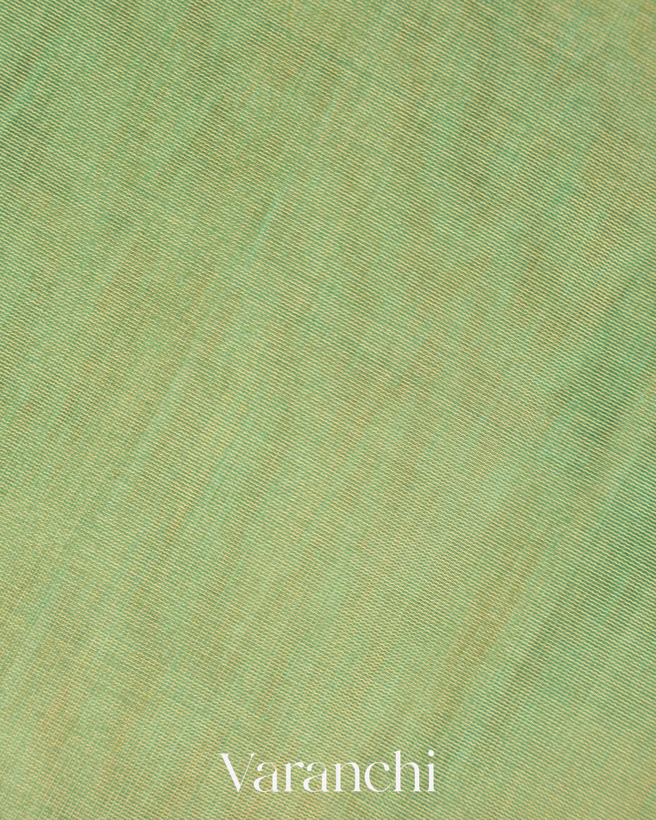 Sea Green Pure Maheshwari Silk Cotton Tissue Handloom Saree