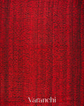 Black Zigzag Striped Pure Matka Silk Handloom Saree
