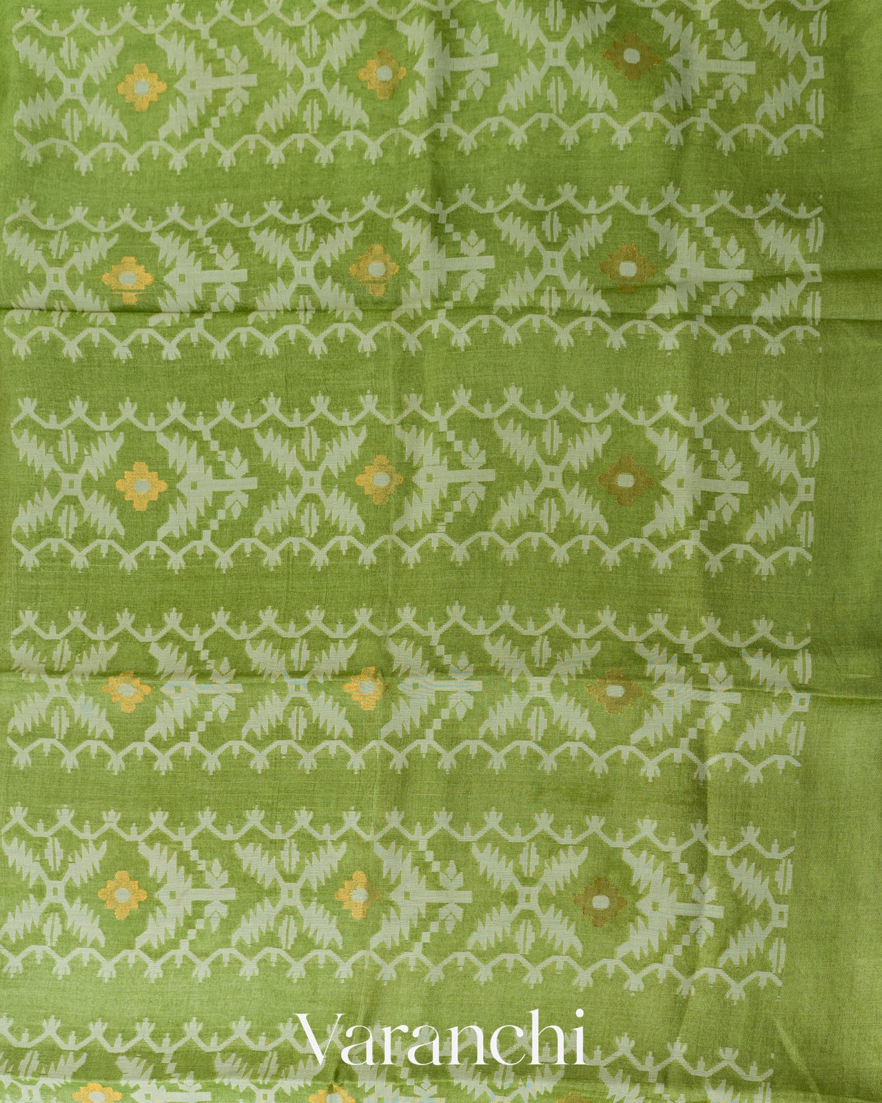 Baby Pink Jamdani Pure Tussar Silk Handloom Saree