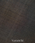 Black Jamdani Pure Tussar Silk Handloom Saree