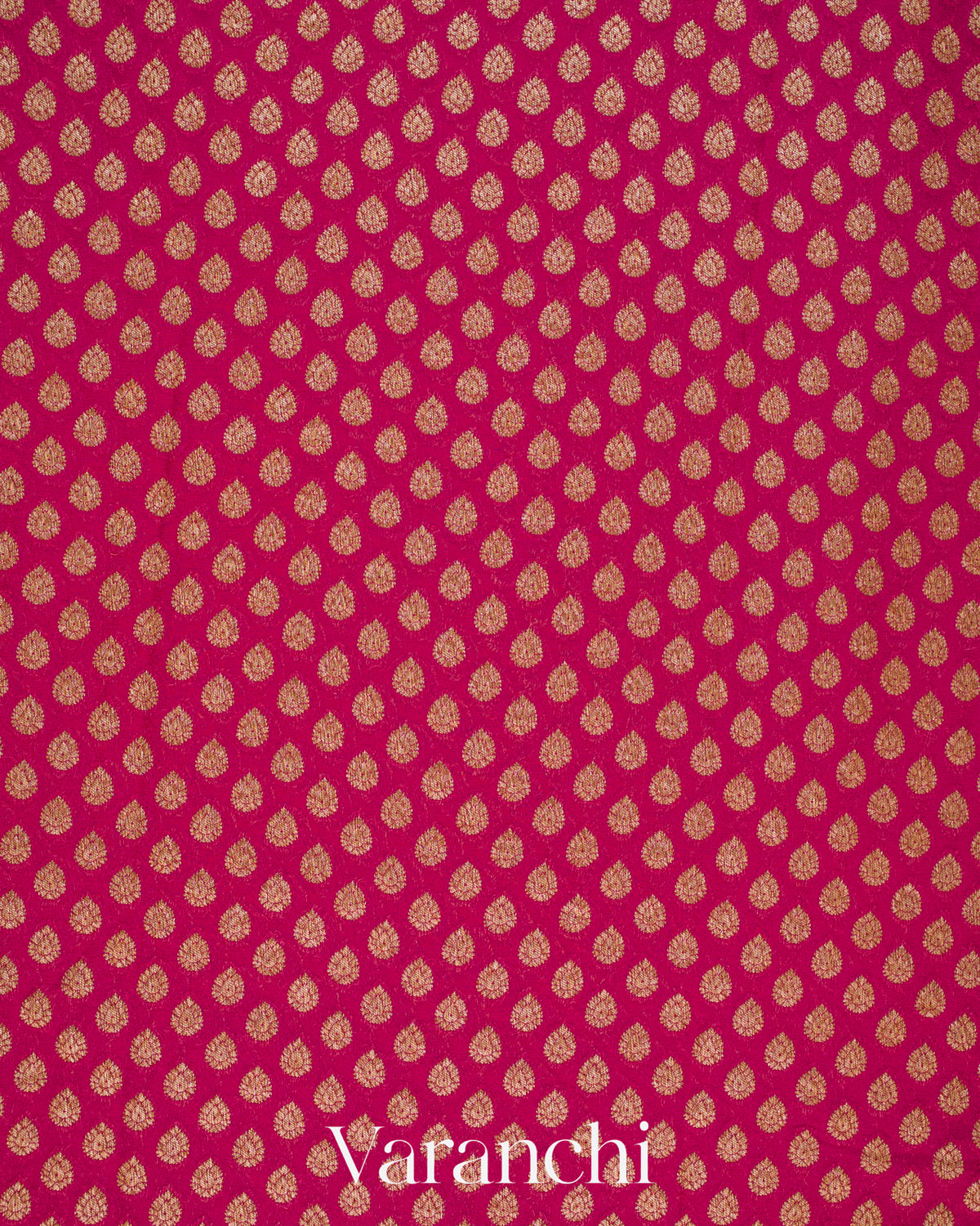 Rani Pink Pure Khaddi Georgette Silk Saree