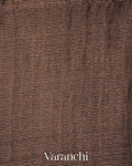 Black with Sequin Embroidery Pure Muslin Silk Handloom Saree