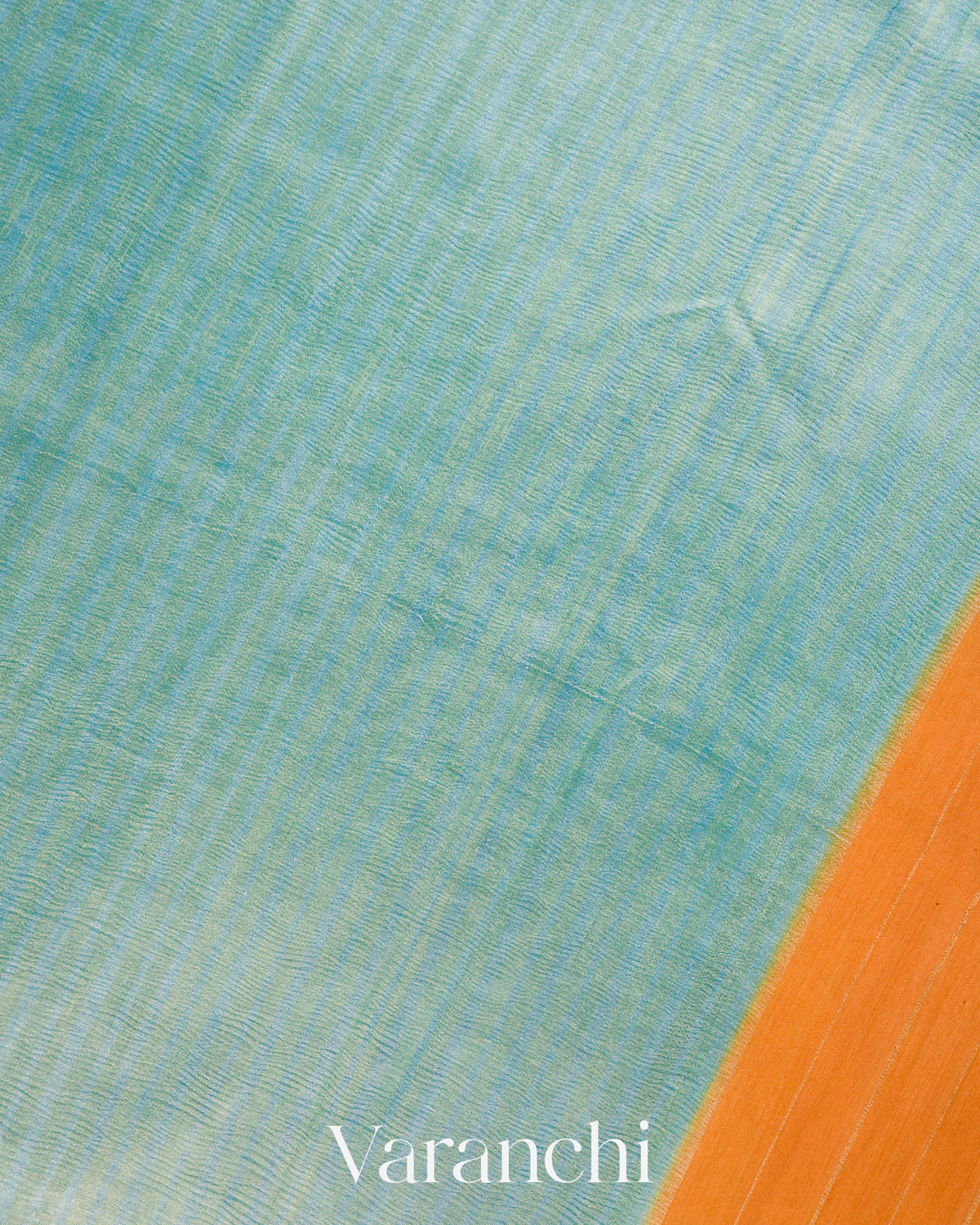 Lime Green Pure Moonga Georgette Tissue Silk Saree