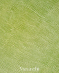 Lime Green Pure Moonga Georgette Tissue Silk Saree
