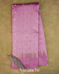Baby Pink Pure Dupion Silk Saree