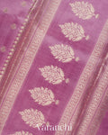 Baby Pink Pure Dupion Silk Saree