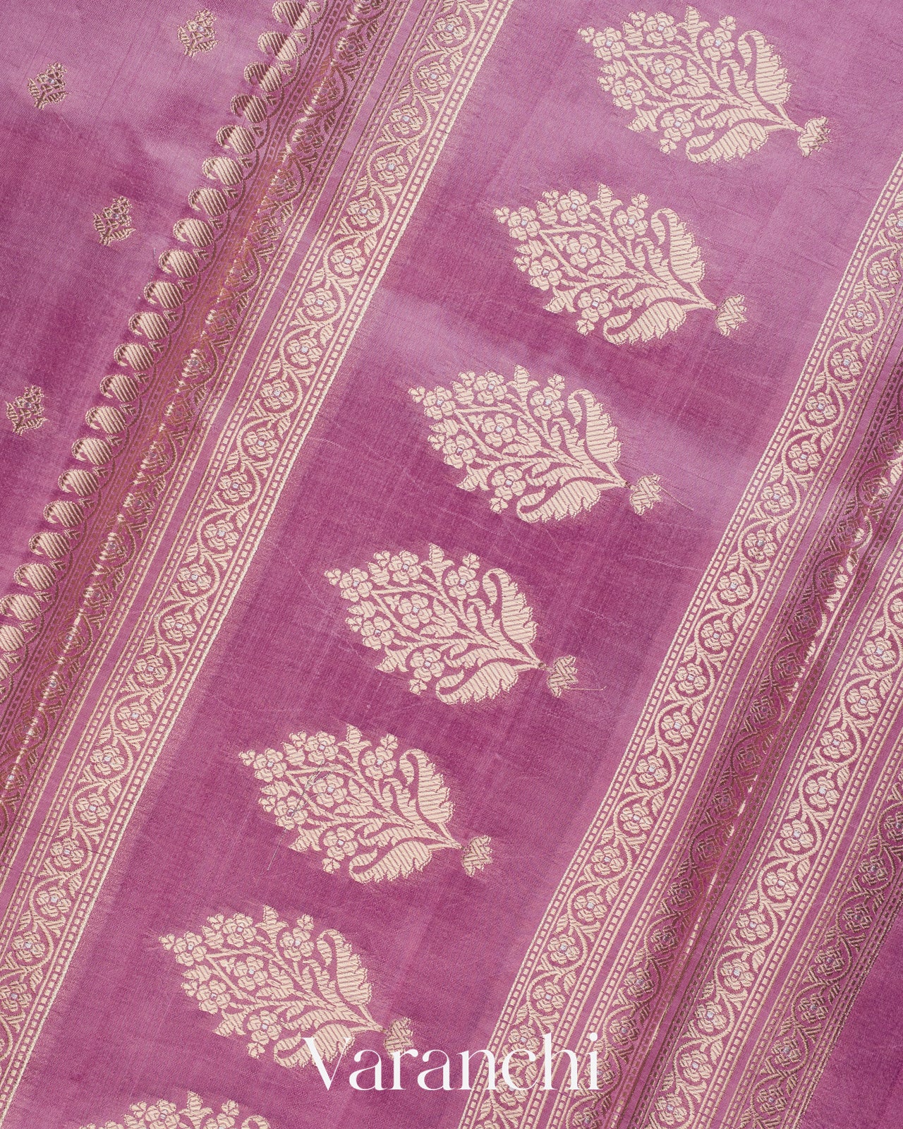 Baby Pink Pure Dupion Silk Saree