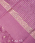 Baby Pink Pure Dupion Silk Saree