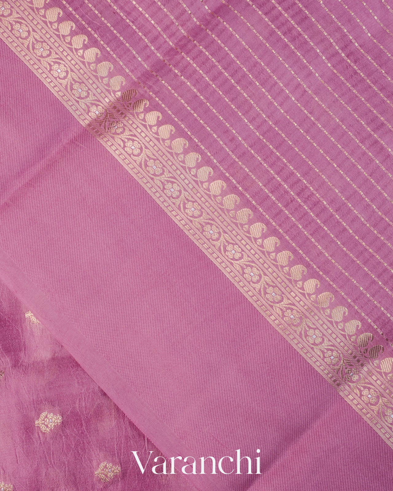 Baby Pink Pure Dupion Silk Saree