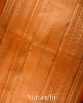 Olive Green Pure Kanchipuram Silk Handloom Saree