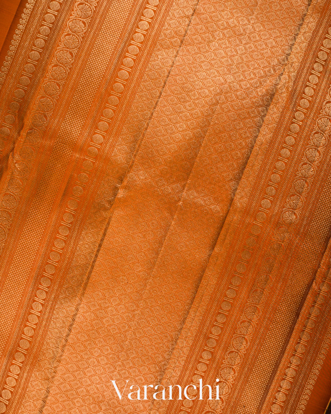 Olive Green Pure Kanchipuram Silk Handloom Saree