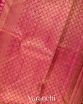 Wine Vaira Oosi Pure Kanchipuram Silk Handloom Saree
