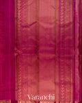 Blush Pink Checkered Pure Kanchipuram Silk Handloom Saree