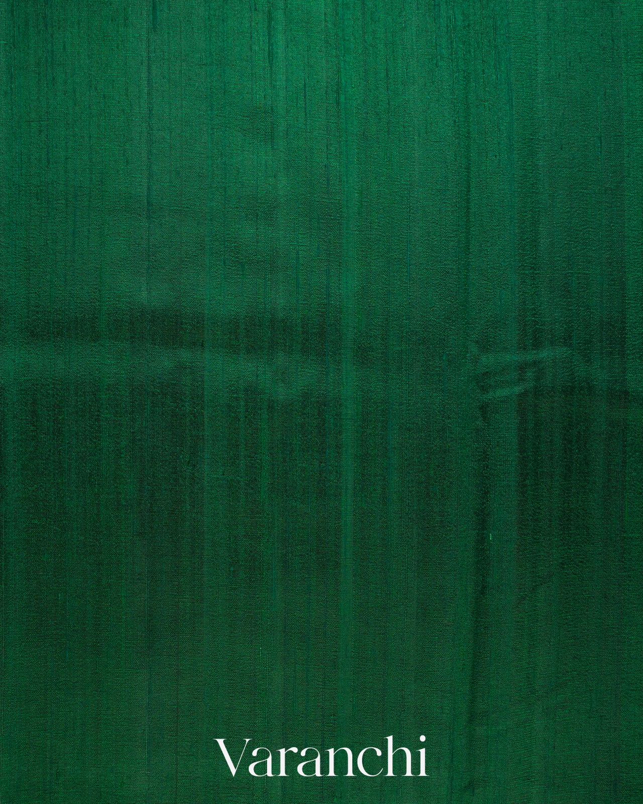 Bottle Green Pure Raw Silk Handloom Saree