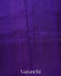 Royal Purple Pure Raw Silk Handloom Saree