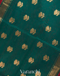 Maroon Pure Maheshwari Silk Cotton Handloom Saree