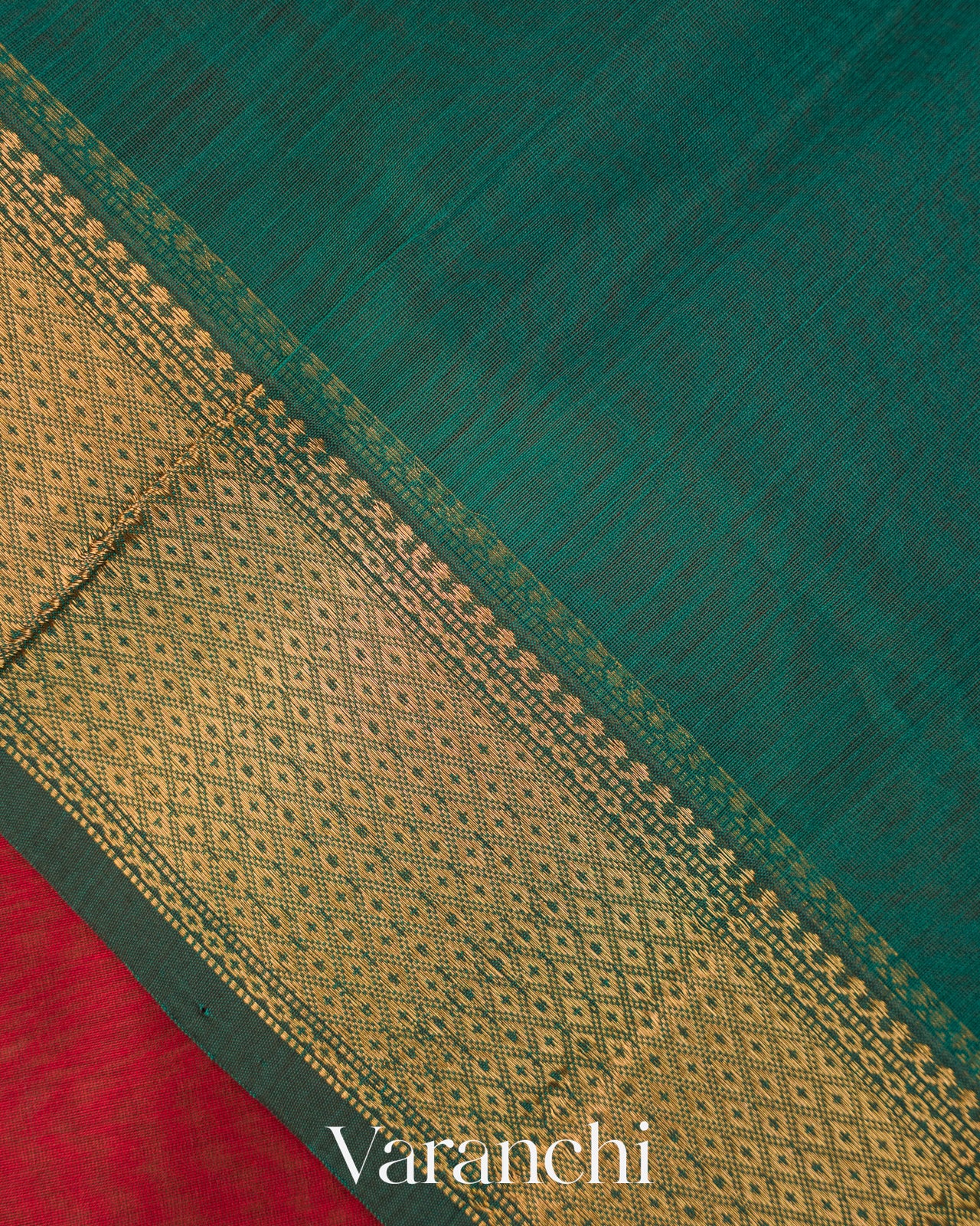 Maroon Pure Maheshwari Silk Cotton Handloom Saree