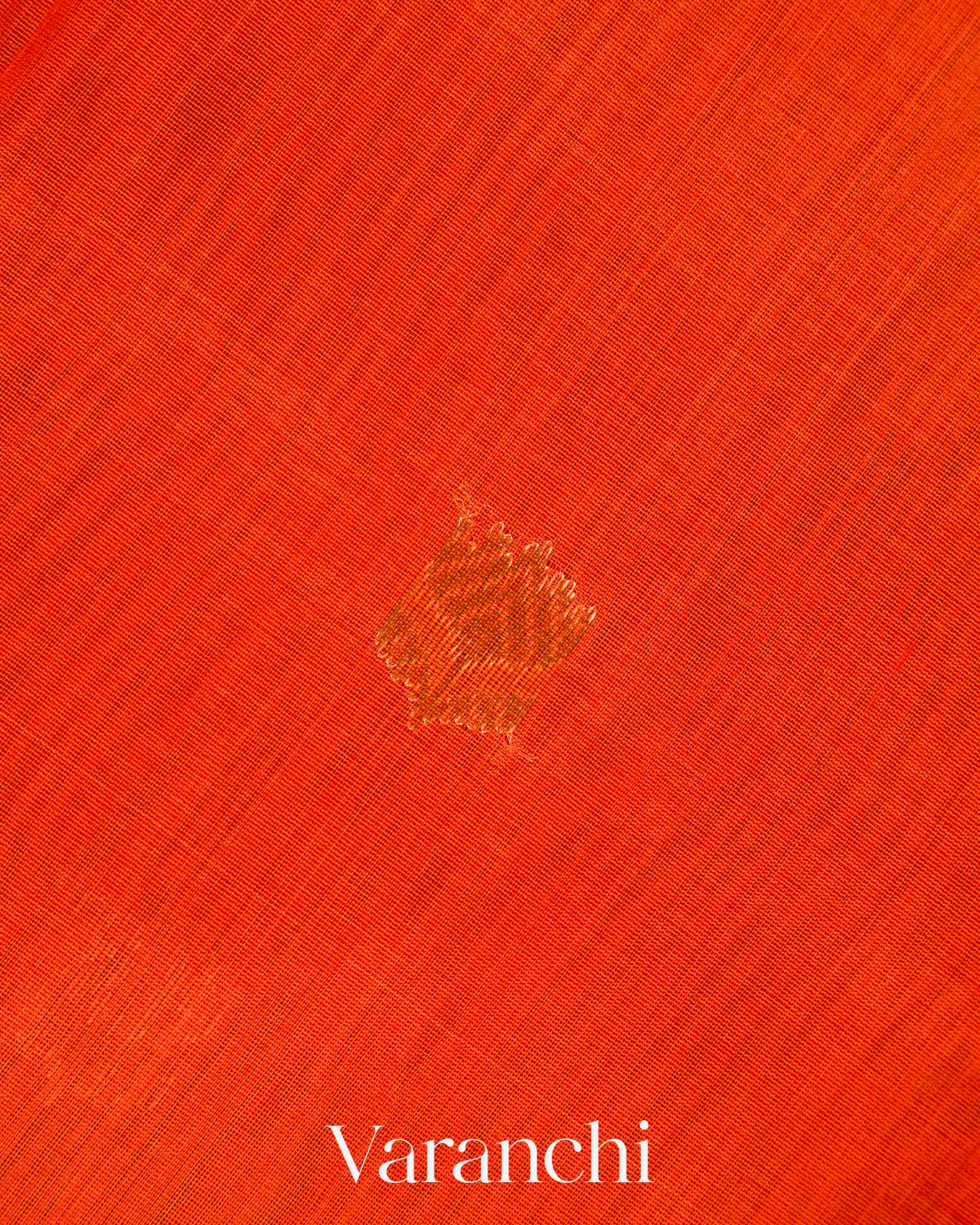 Orange Ombre -Dyed Pure Maheshwari Silk Cotton Handloom Saree