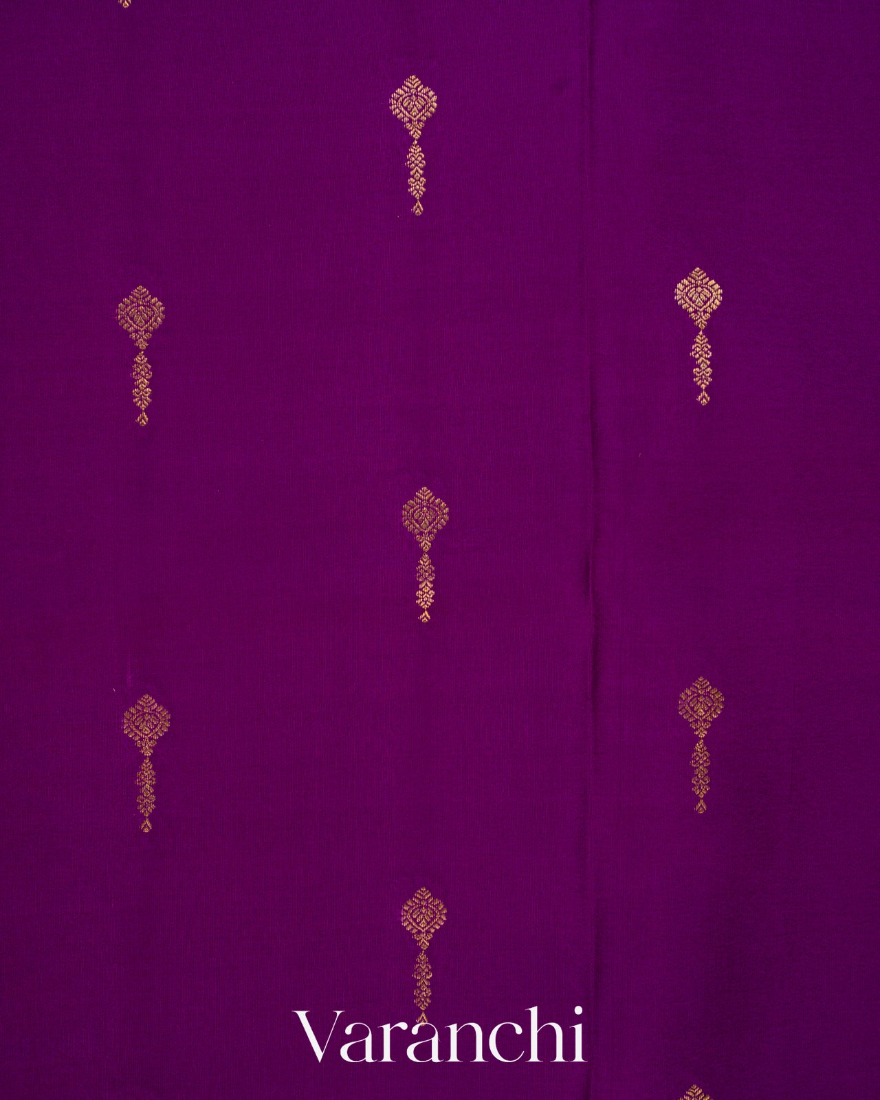 Deep Purple Pure Mysore Crepe Silk Saree