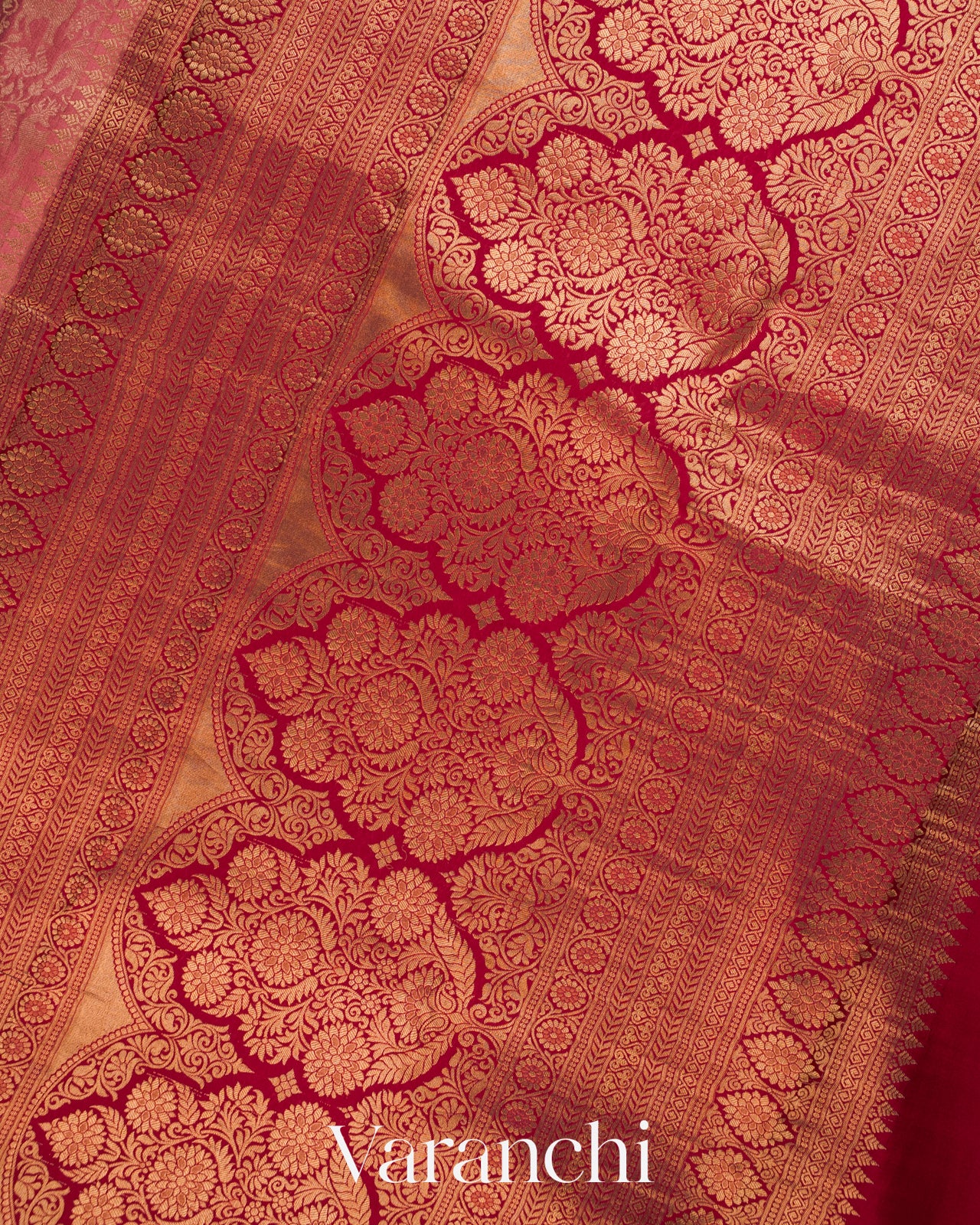 Custy Rose Jaal Pure Mysore Crepe Silk Saree