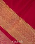 Custy Rose Jaal Pure Mysore Crepe Silk Saree