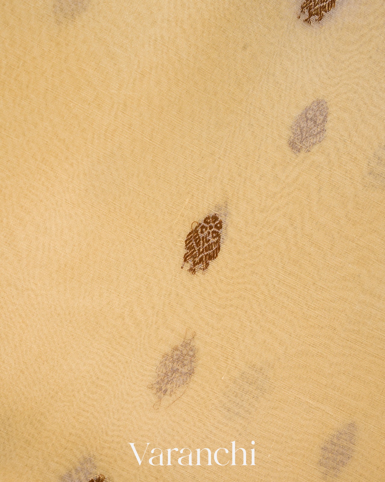 Ivory Pure Kora Silk Handloom Saree