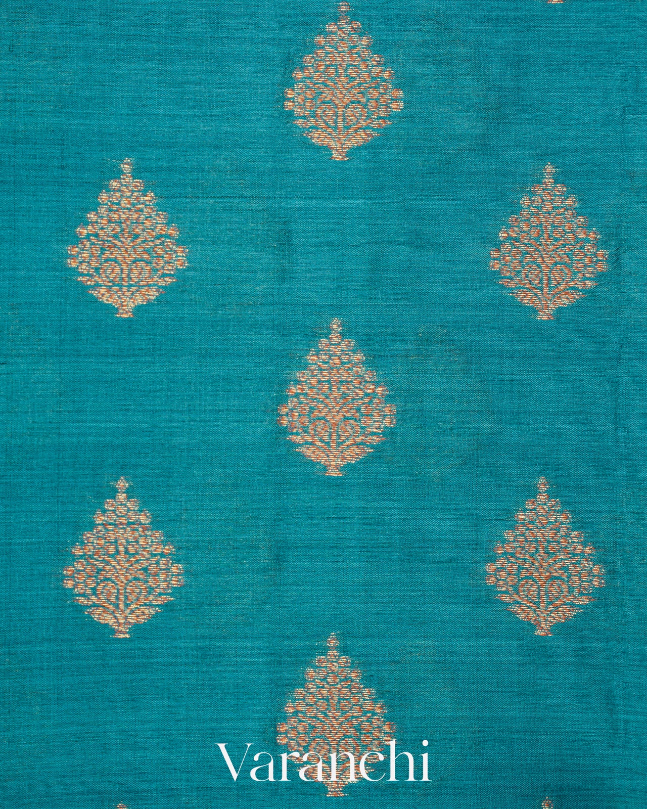 Ink Blue Pure Tussar Silk Saree