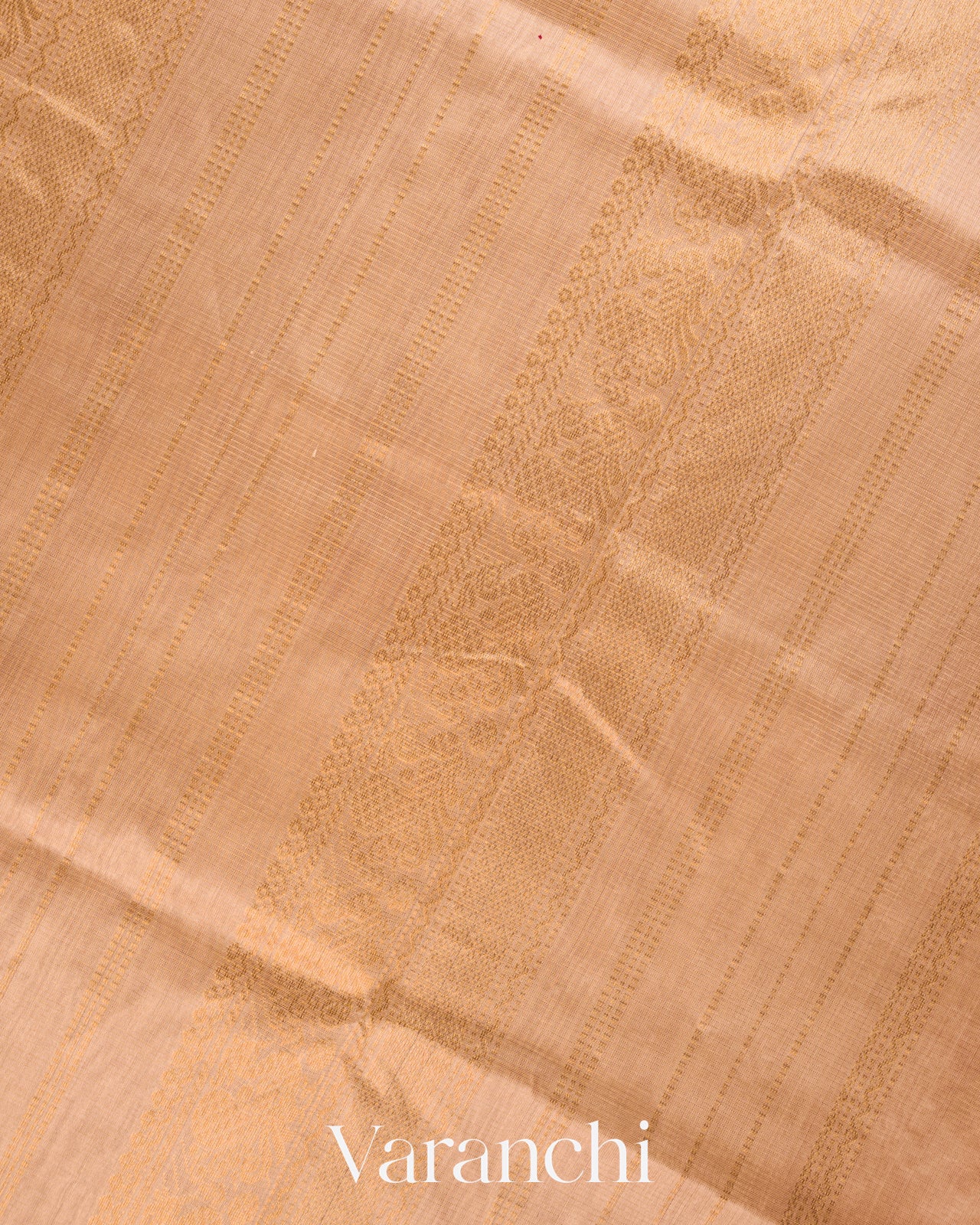 Crimson Red Pure Kanchipuram Silk Cotton Handloom Saree