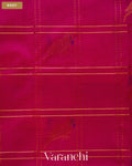 Magenta Paithani Pure Kanchipuram Silk Cotton Handloom Saree — Body