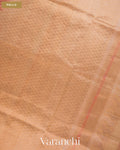 Crimson Red Paithani Pure Kanchipuram Silk Cotton Handloom Saree — Pallu