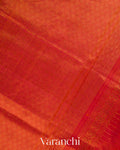 Purple Checkered Pure Kanchipuram Silk Cotton Handloom Saree